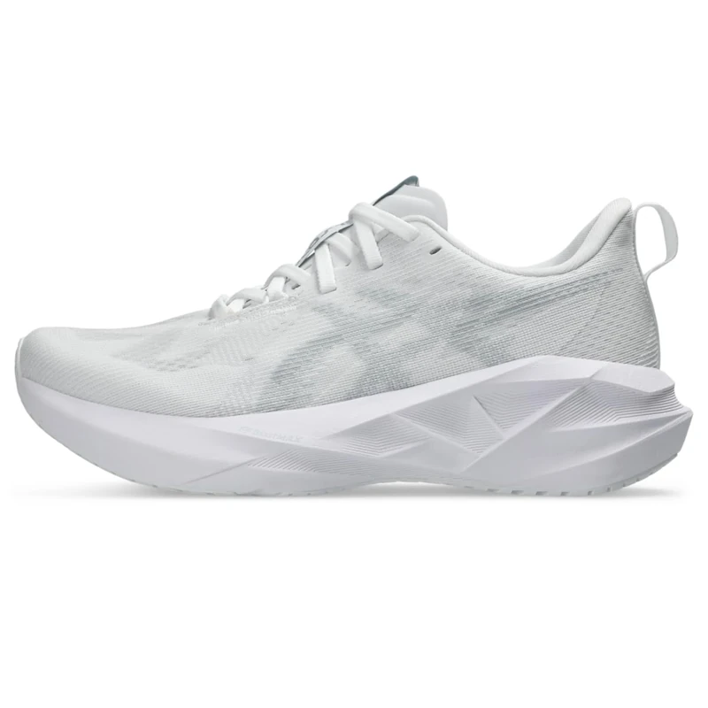 ASICS Women's NOVABLAST 5 Running Shoes, White/Piedmont Grey, 6.5 UK
