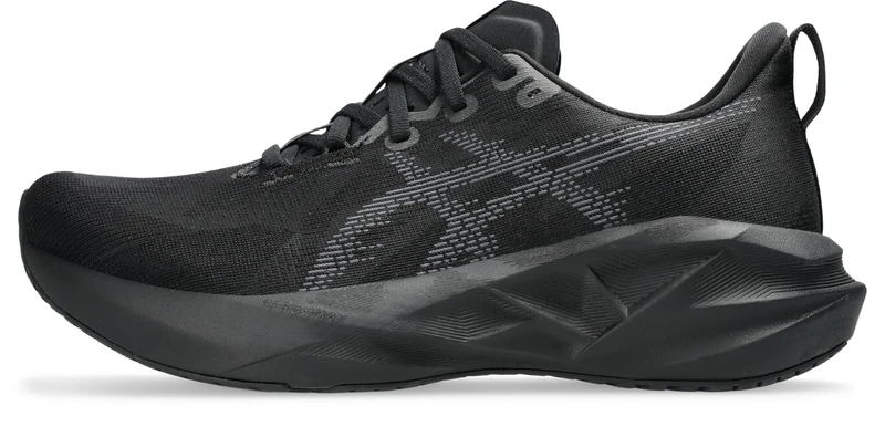 ASICS Men's NOVABLAST 5 Running Shoes, Black/Carrier Grey, 10.5 UK