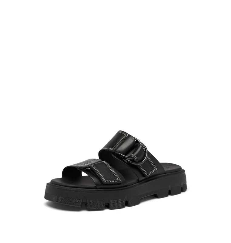 Sorel Women's Rein Cb Slide Sandal, Black/Black, 5 UK - Image 1