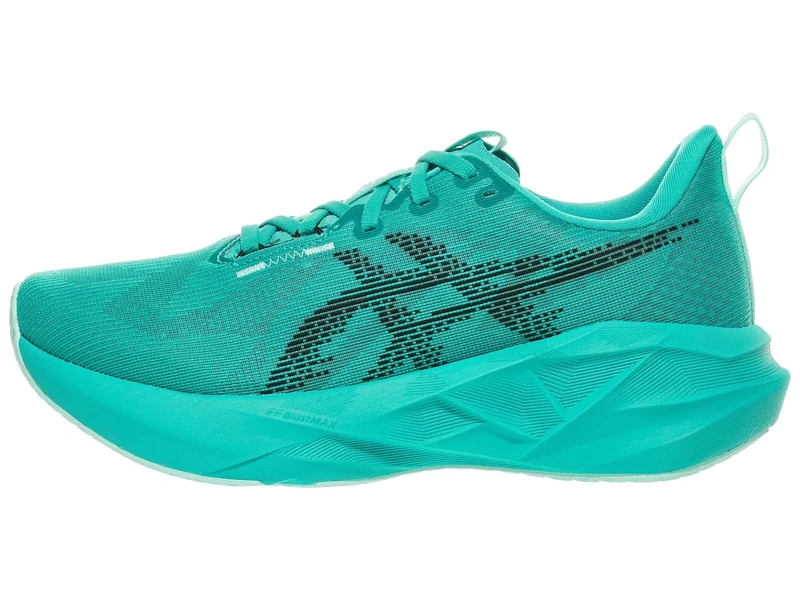 ASICS Women's Novablast 5 Sneaker, Wave Teal/Black, 10 UK