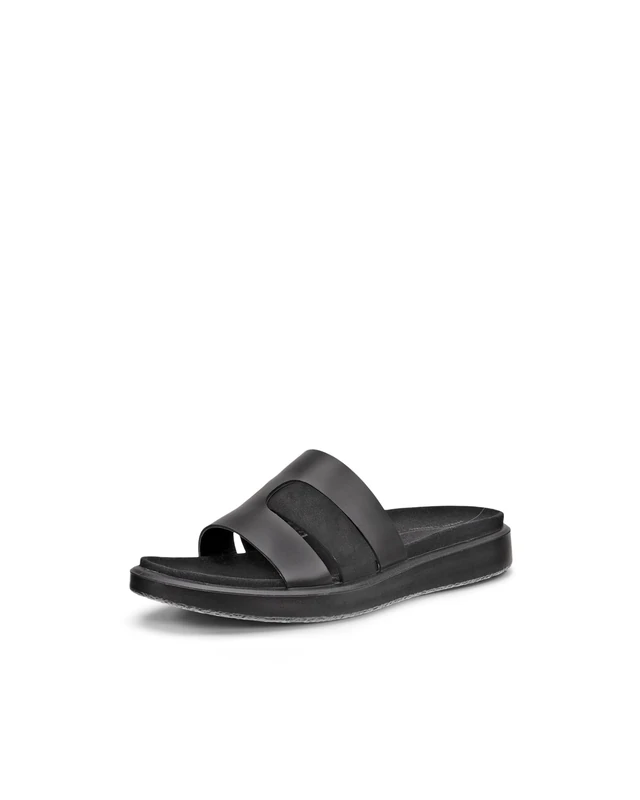 ECCO Women's Flowt Oasis Slide Sandal, Black/Black, 6-6.5