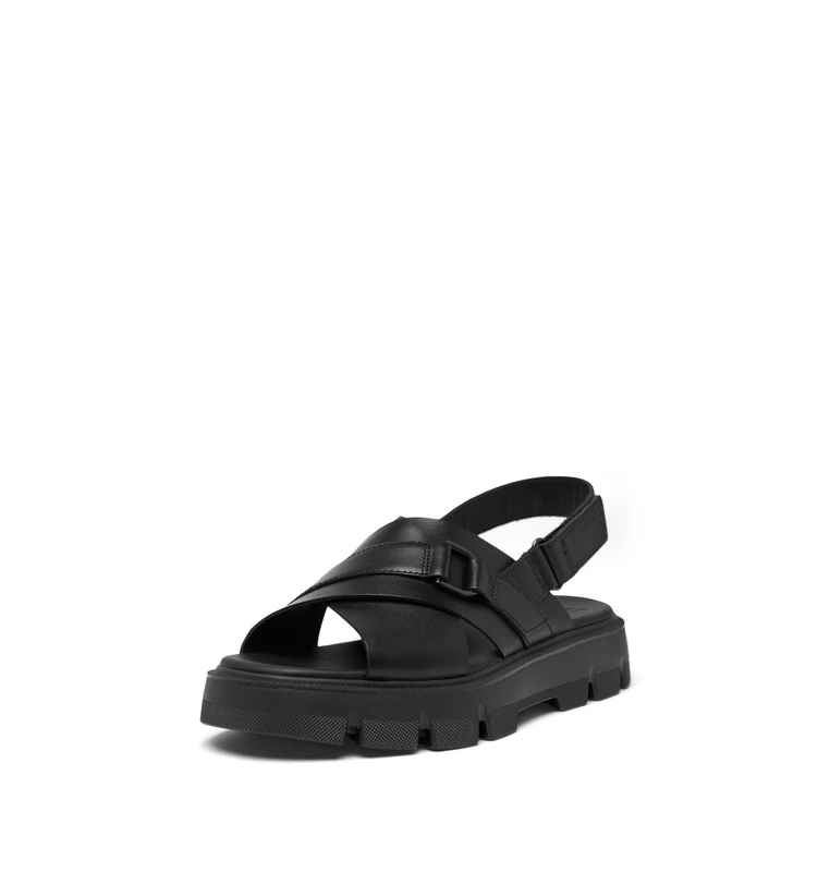 Sorel Women's Rein Cb Crisscross Sandal, Black/Black, 9 UK