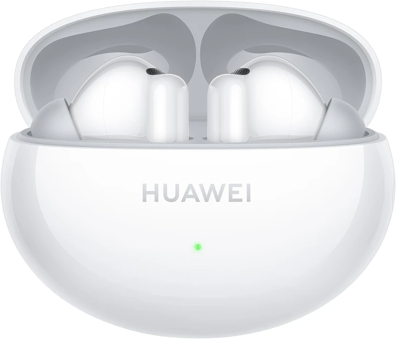 HUAWEI FreeBuds 6i Wireless Headphones, Intelligent Active Noise Cancellation 3.0, Powerful Bass, Up to 35 Hours Battery Life, Bluetooth 5.3, Dust and Water Resistance IP54, White