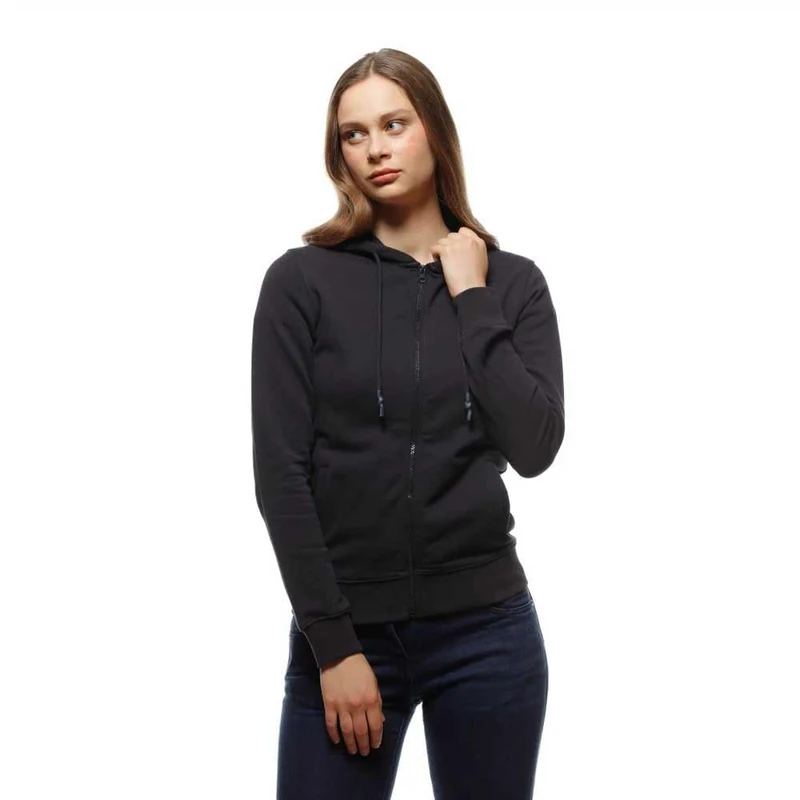 DAINESE - Speed Demon Hoodie Wmn Women's Hooded Sweatshirt with Front Zip in Cotton, Nine-Iron, S, Nine-iron, S