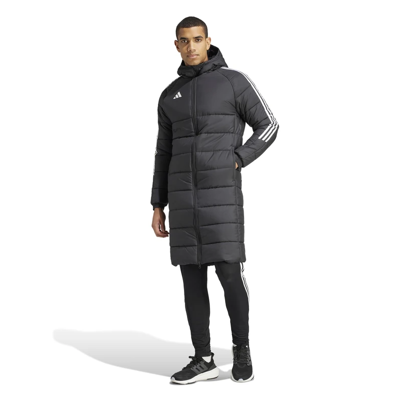 adidas Men's Tiro24 Long Coat Coat, black/white, M