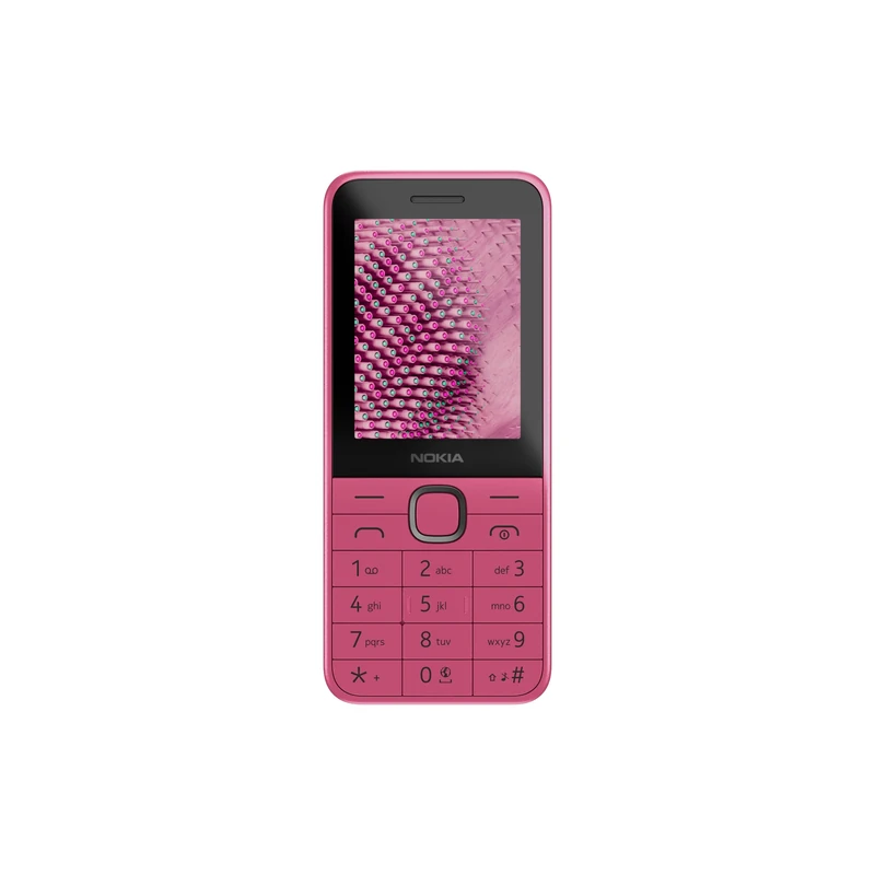 Nokia 225 4G feature phone offers dual SIM, a 2.4 inch display, a VGA camera, cloud apps, a 1450 mAh battery, USB Type-C charging port, a 32 GB micro SD slot and Bluetooth 5.0 - pink