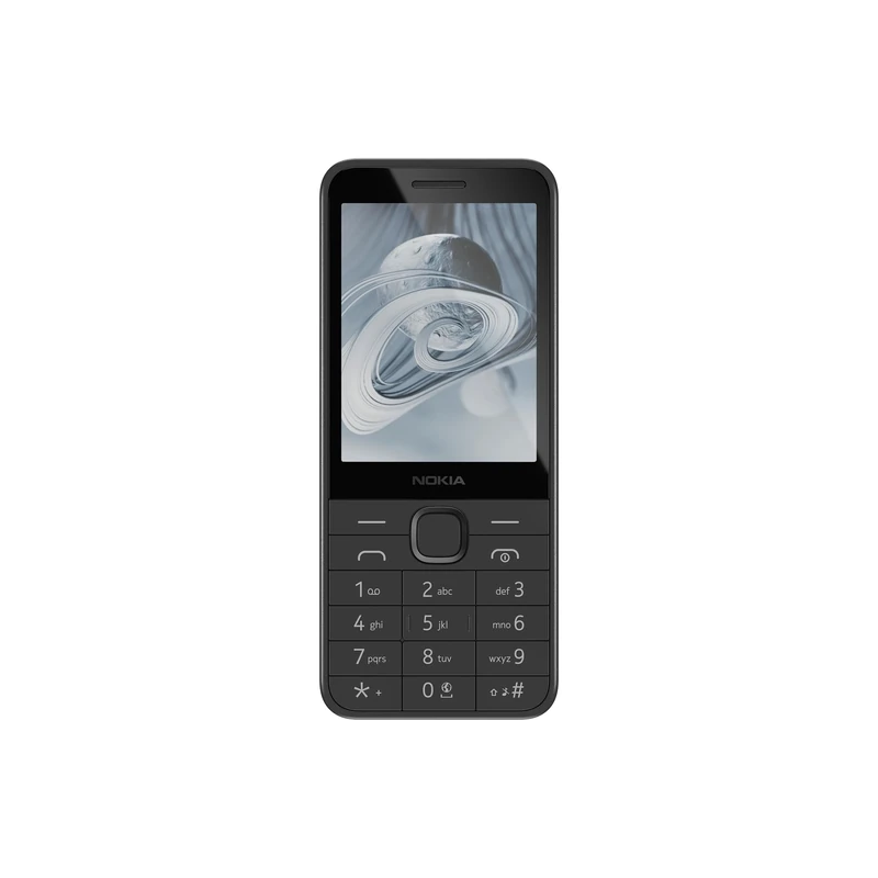 Nokia 215 4G feature phone offers long battery life, games, wireless FM radio and a durable, ergonomic design - black