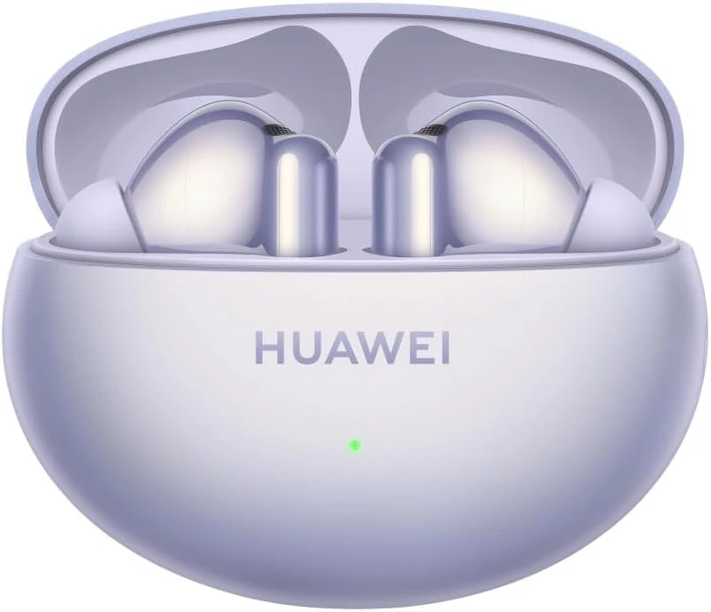 HUAWEI FreeBuds 6i Wireless Headphones, Intelligent Active Noise Cancellation 3.0, Powerful Bass, Up to 35 Hours Battery Life, Bluetooth 5.3, Dust and Water Resistance IP54, Purple