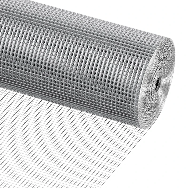VEVOR Hardware Cloth, 1/4 inch 48in x 100 ft 23 Gauge, Hot Dipped Galvanized Wire Mesh Roll, Chicken Wire Fencing, Wire Mesh for Rabbit Cages, Garden, Small Rodents