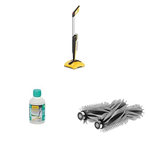 Bundle of WAGNER Multifunctional Patio Cleaner Levaro Powerbrush 18V + WAGNER Deep Cleaner, 500 ml + WAGNER Stone Brush Kit Intense