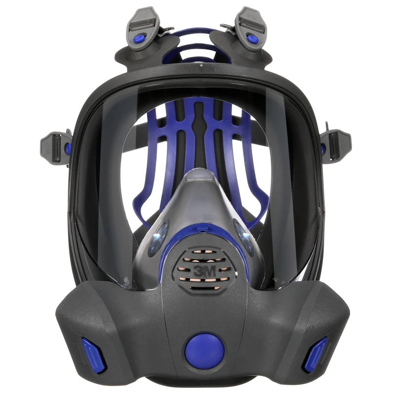 3M Secure Click Reusable Full Face Respirator, Medium, FF-802