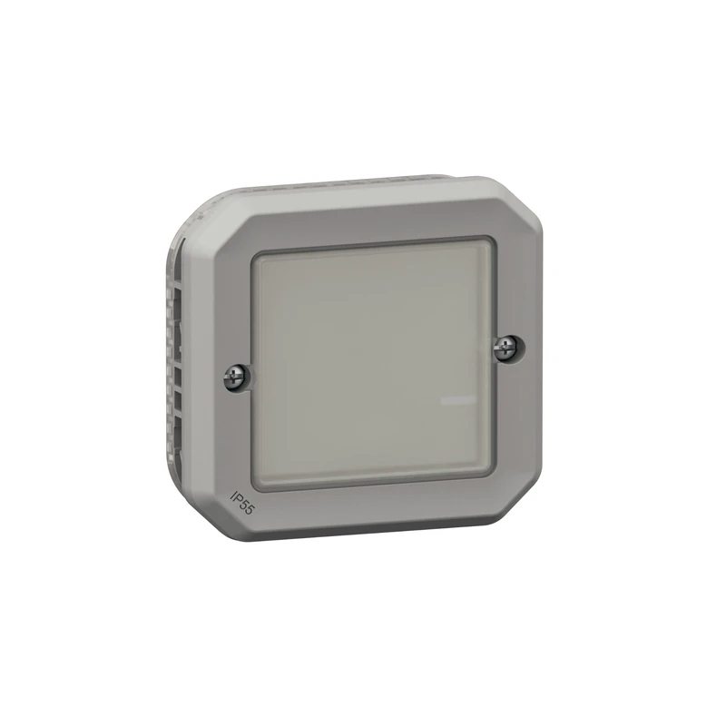 LEGRAND, Plexo New Connected Wet Room Surface-Mounted Light Switch, Dimming Function, Smart Home, Home+Control App, Voice Control, Without Neutral Conductor, 5-125 W, LED Compatible, IP55-IK07, - Image 1