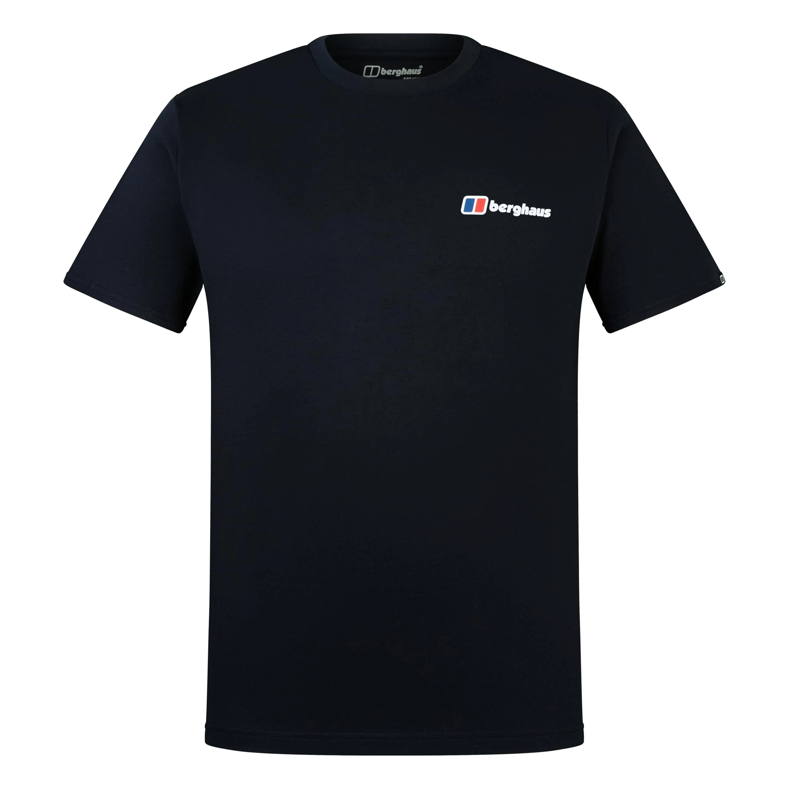 Berghaus Men's Class Logo T-Shirt, Black/Black, 2XL
