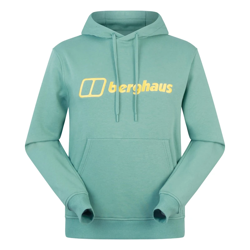 Berghaus Men's Logo Pullover Hoodie | Added Warmth | Extra Comfortable Hoodie, Light Terrain, XS