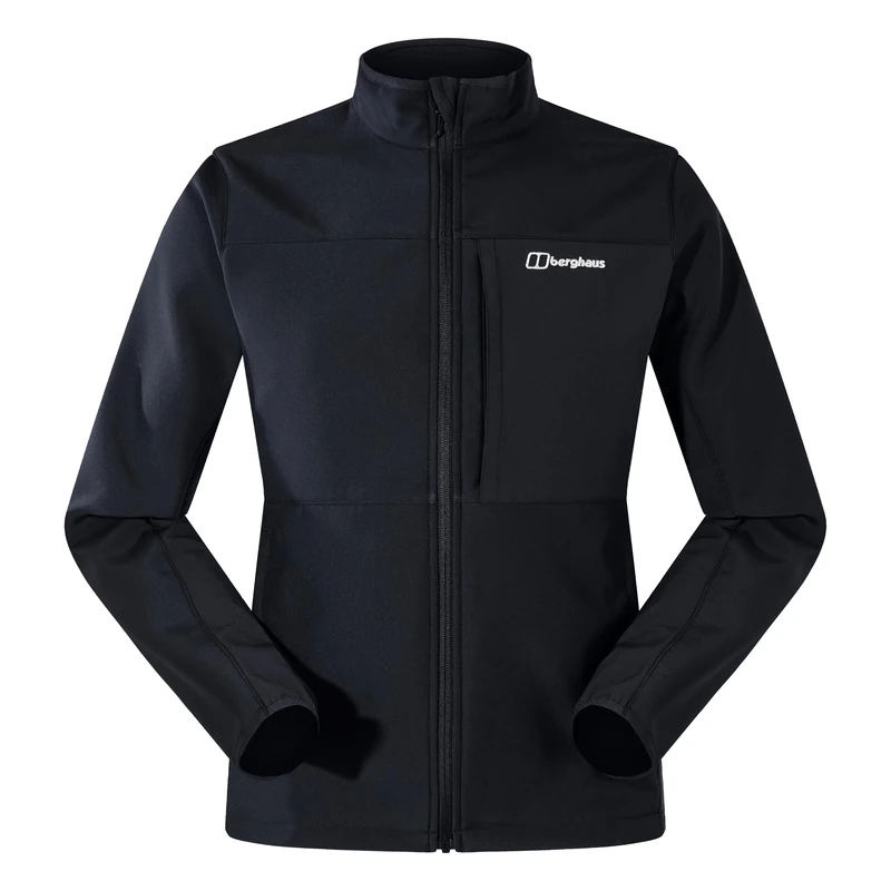 Berghaus Men's Ghlas 3.0 Softshell Jacket, Black/Black, 3XL