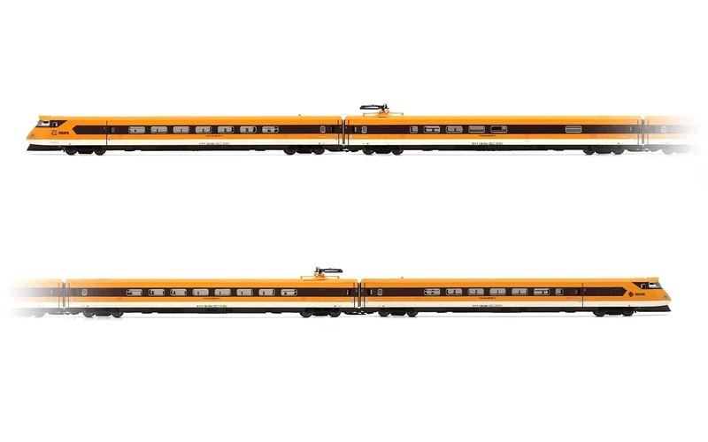 Electrotren HE2016 RENFE, tilting high-speed EMU class 443, with yellow roof and old logo, ep. IVa Loco - Electric