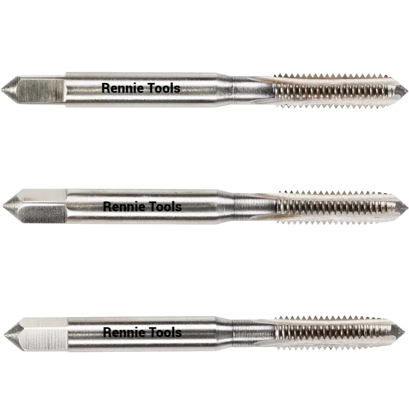 Rennie Tools M2 x 0.4mm 2mm Tap Set - 3 Piece (1st 2nd 3rd Cut)