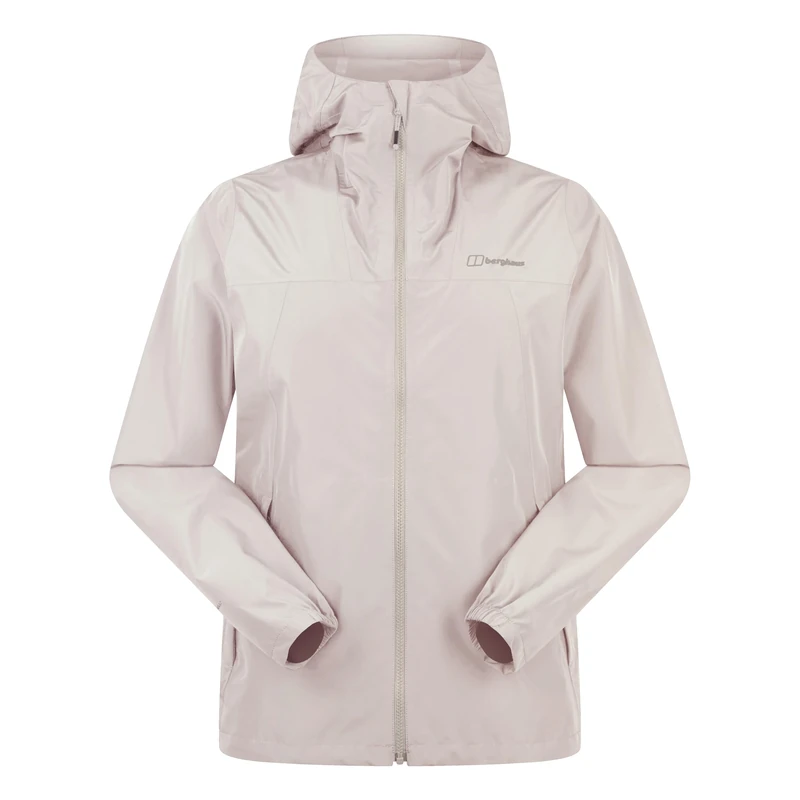 Berghaus Deluge Pro Waterproof Shell Jacket | Adjustable | Durable Coat | Rain Protection Jacket, Taupe, 2XL