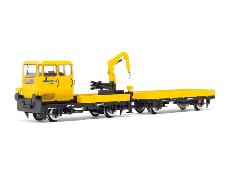Rivarossi HR2910D FS, maintenance vehicle KLV 53 yellow livery, "Sirti", ep. V, with DCC decoder Loco - Diesel