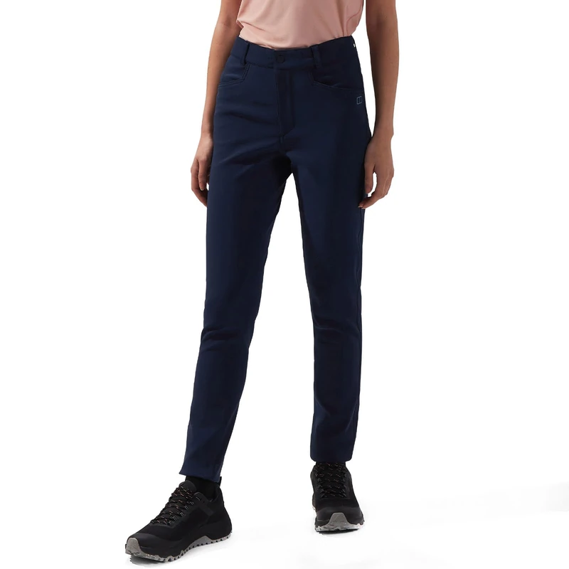 Berghaus Women's Everyday Skinny Stretch Pants | Walking Hiking Trousers | Moisture Wicking | Quick Drying Full Leg Trousers, Black/Black, 18 33 - Image 1