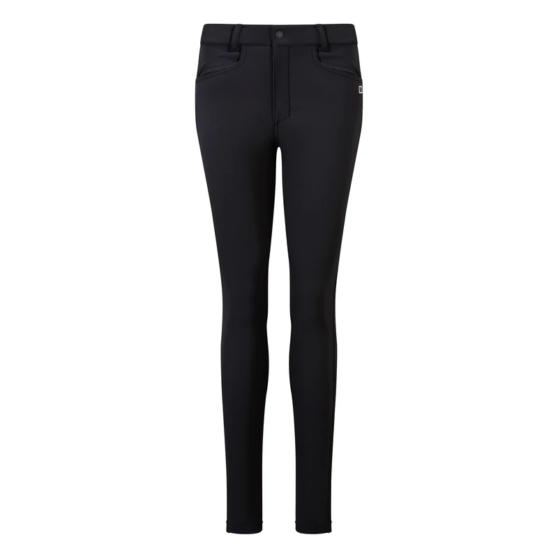 Berghaus Women's Everyday Skinny Stretch Pants | Walking Hiking Trousers | Moisture Wicking | Quick Drying Full Leg Trousers, Black/Black, 8 29 - Image 1