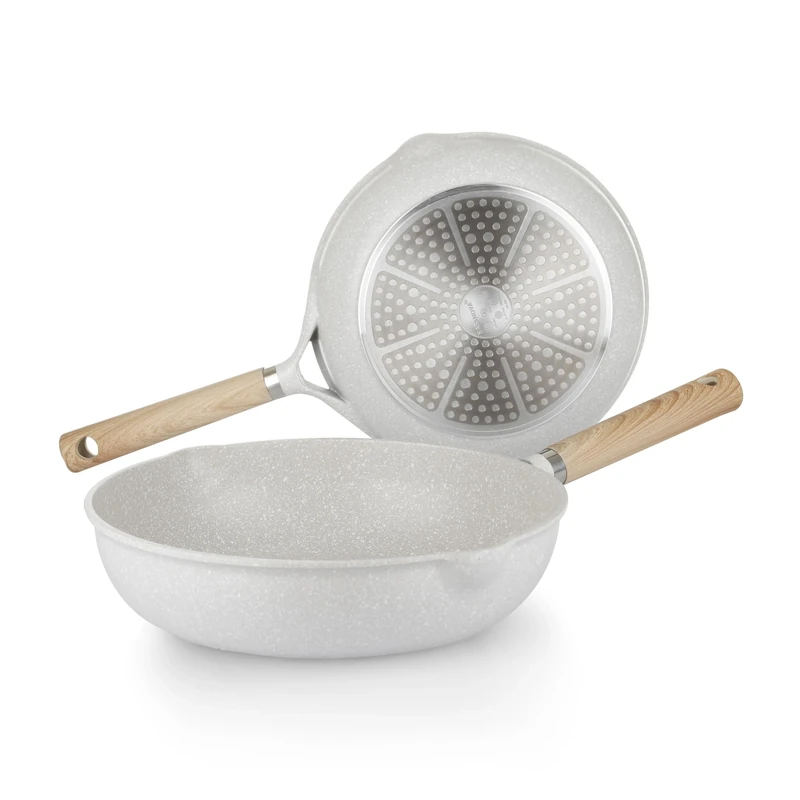 KASANOVA, Belly Cosy Non-Stick Cookware Set, Non-Stick Cookware with Scratch and Abrasion Resistant Coating and Soft Touch Handle (2 Pieces)