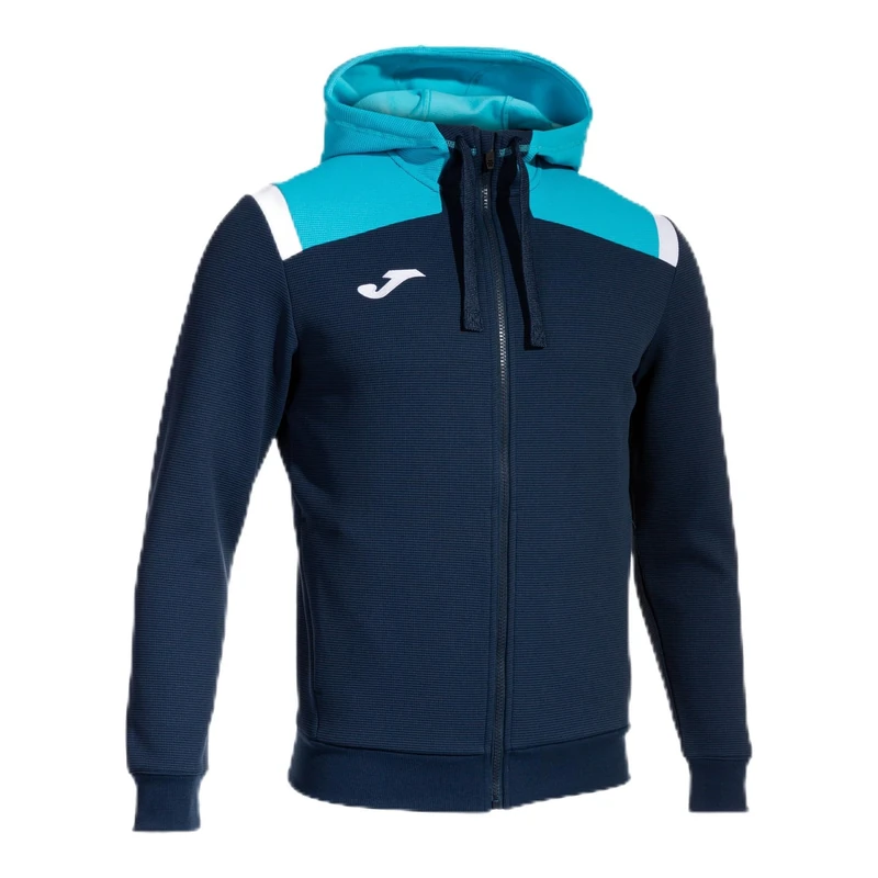 Joma Toledo Men's Hoodie, Neon Turquoise Navy, XS