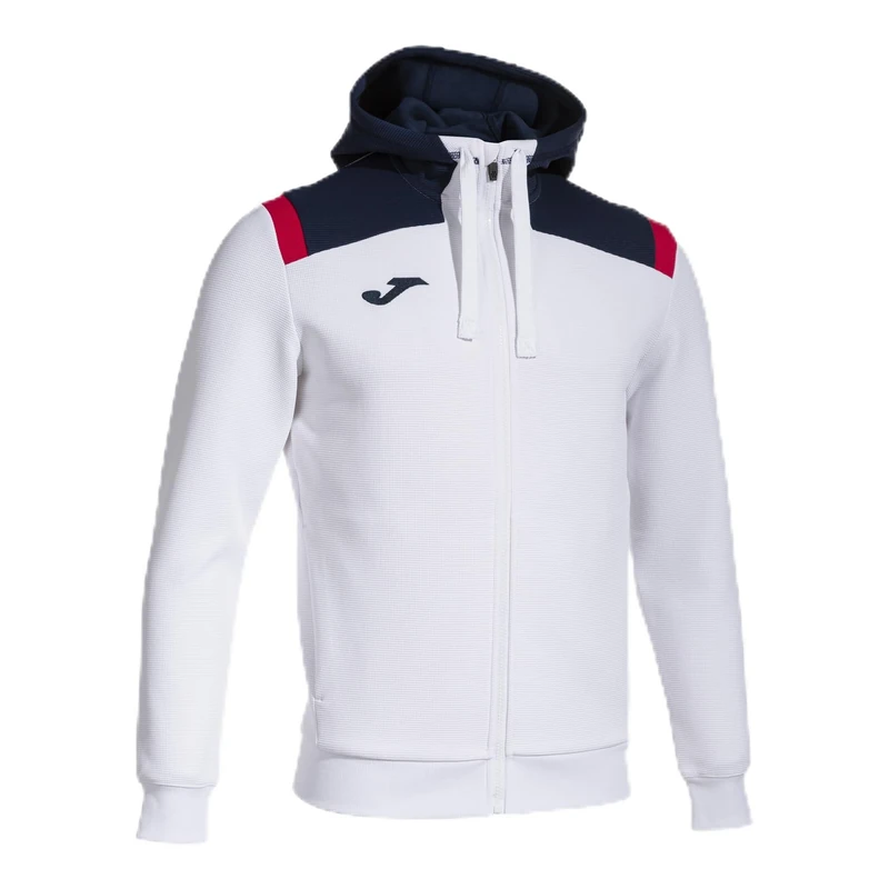 Joma Toledo Men's Hoodie, White Navy, 3XL