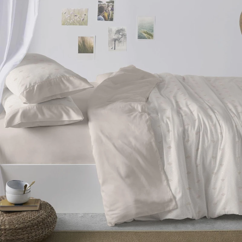 Burrito Blanco | Flannel duvet covers | Bed 150 to 160 cm (+Available measurements) | Design 571 | Beige (150-160x190/200 cm.)