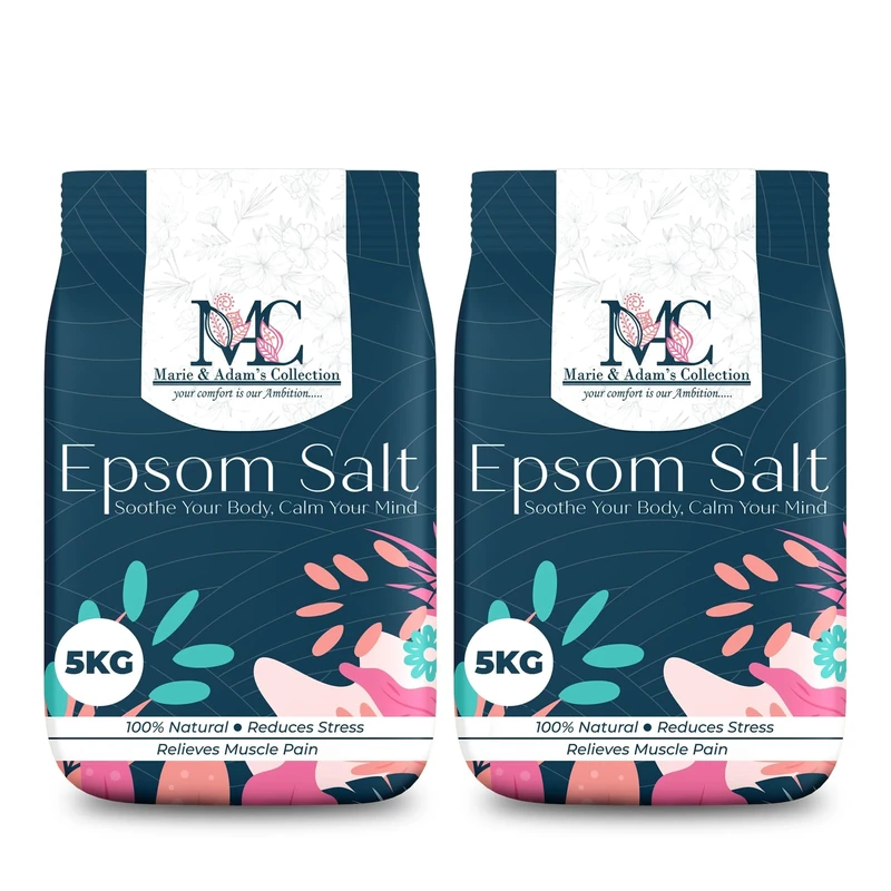 Pure Epsom Salts 5kg | Magnesium Sulfate Bath Salt | 100% Pure Epsom Salts, Our Magnesium Sulfate Bath Salts are Premium Bath Salts for Men and Women, Magnesium Bath Salts for Muscle Soak (2)