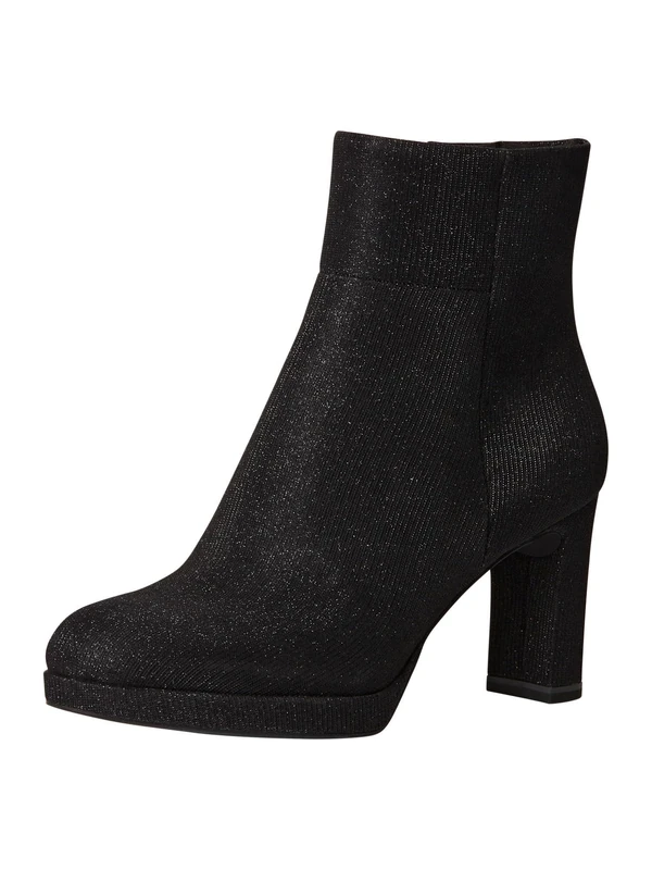 Tamaris Ankle Boots 1-25077-43, Black Glam, 6.5 UK