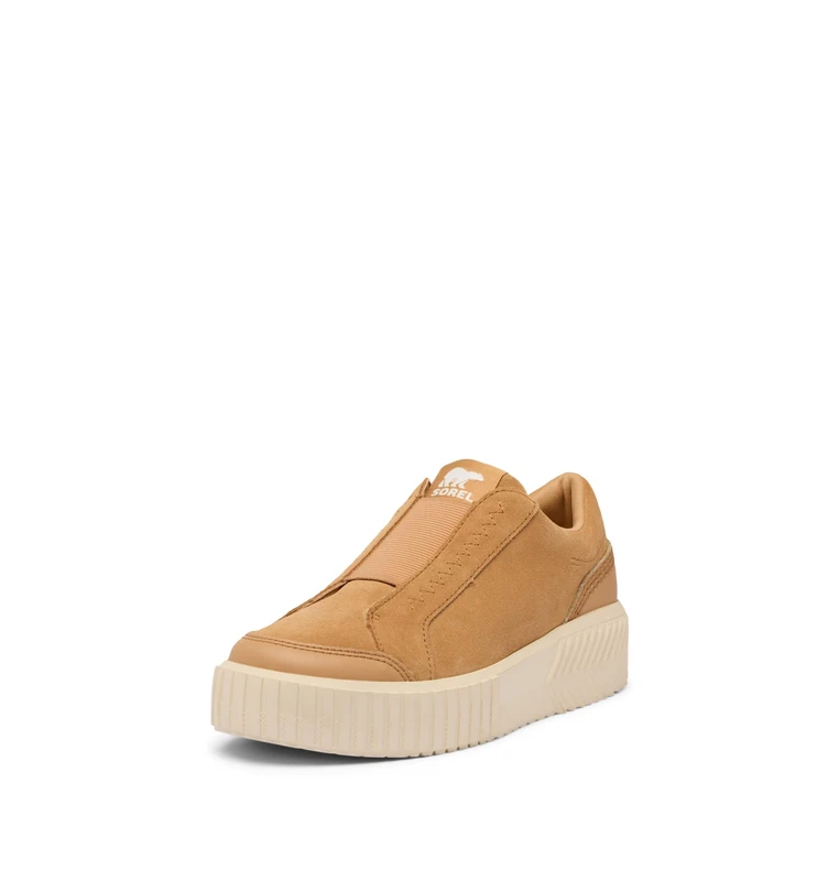 Sorel Women's ONA AVE Slip-ON Sneaker Winter, Tawny Buff, Chalk, 3.5 UK