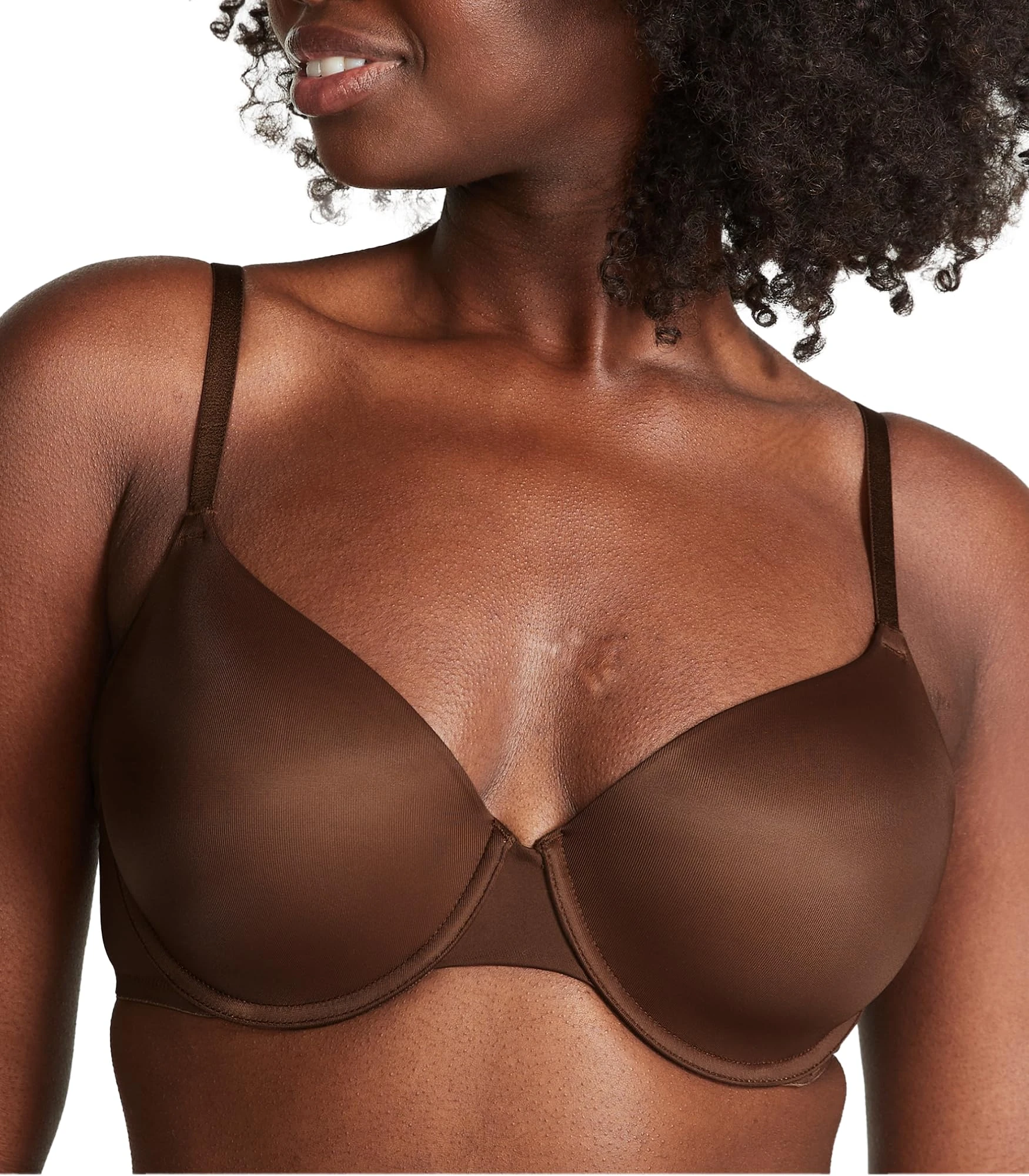 Victoria's Secret Women's PINK Wear Everywhere Lightly Lined T-Shirt Bra, Bras for Women (32A-40DDD), Ganache, 38D