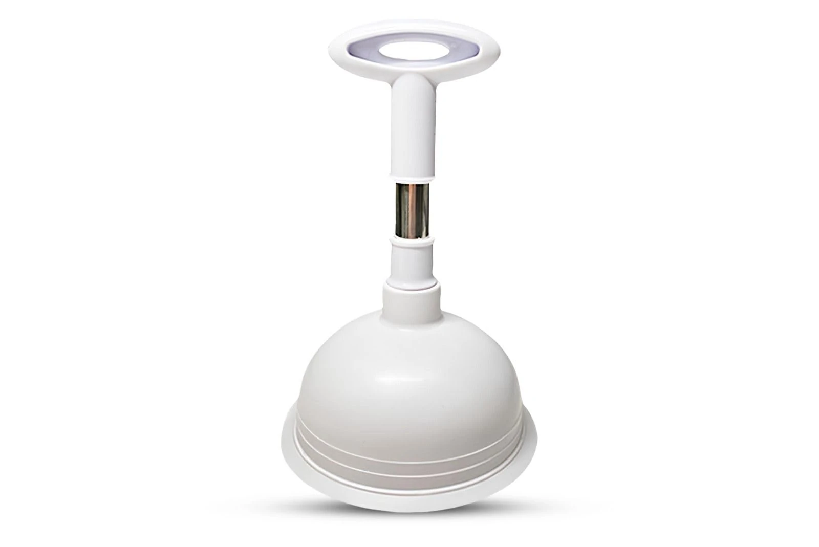 AZK 1x Powerful Suction Drain Plunger for Sinks, Bathrooms, Kitchens, Bath & Shower Drains - Soft Silicone Anti-Tear Drain Plunger Cleaner for Lawn - 16cm Big Cup size Drain Unblocker & 16cm Handle