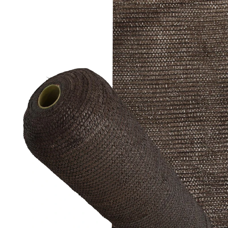 Shade Mesh Roll 1 x 50 Metres, Reduces Radiation, Garden and Terrace Protection, Regulates Temperature, Brown