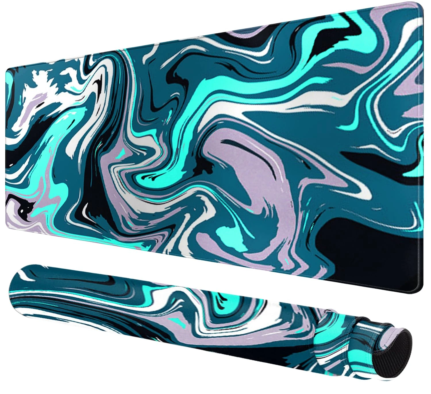 Rcege Large Mouse Pad for Desk - Gaming Mouse Pad with Non-Slip Base Stitched Edges, Desk Mat for Keyboard and Mouse