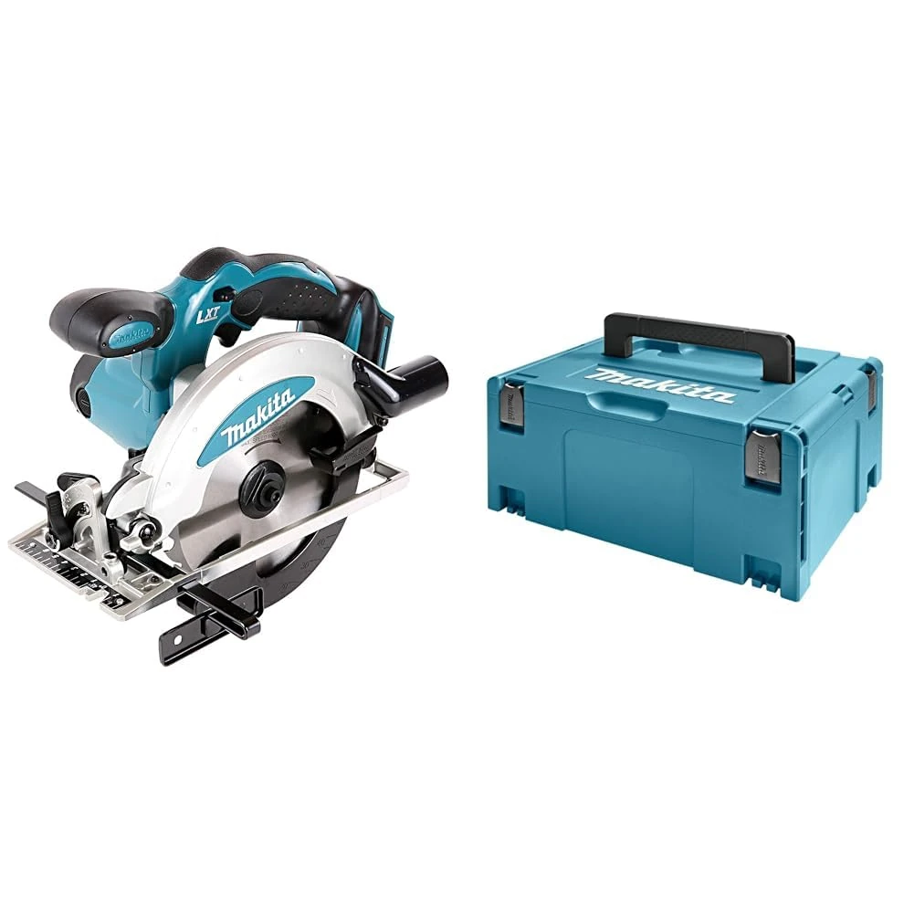 Makita DSS610Z 18V Li-Ion LXT 165mm Circular Saw - Batteries and Charger Not Included & 821551-8 Makpac Connector Case Type 3