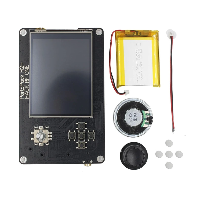 Artudatech Portapack H2 Hackrf One SDR Software Defined Radio 1MHz-6GHz 2000mAh Battery 3.2" LCD Touch Display