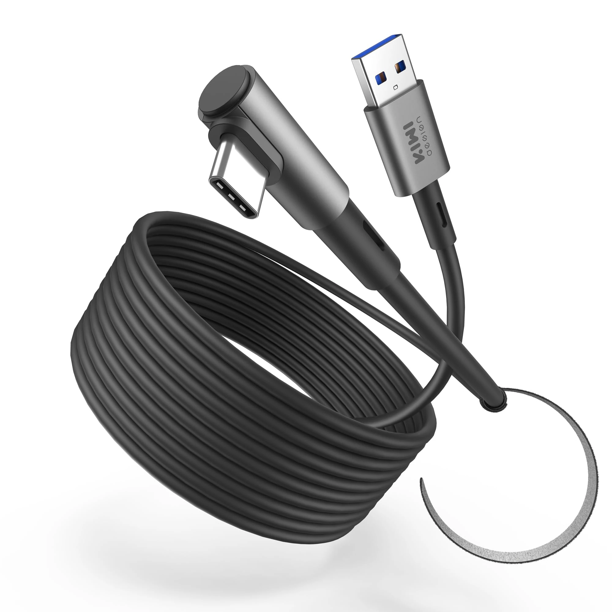 KIWI design 5M Link Cable Compatible with Oculus/Meta Quest 3S/ Quest 3 Accessories, and Quest 2/Pro/Pico 4, USB3.0 Link Cable with 5Gbps Super Speed