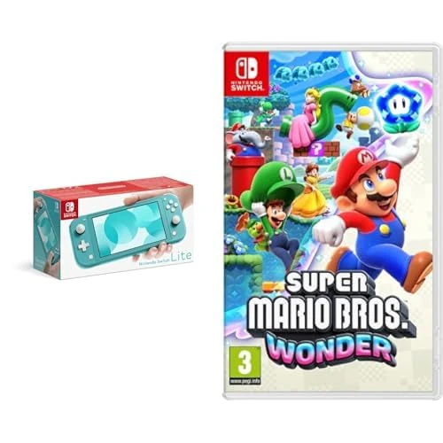 Nintendo Switch Lite - Turquoise+Super Mario Bros. Wonder Switch
