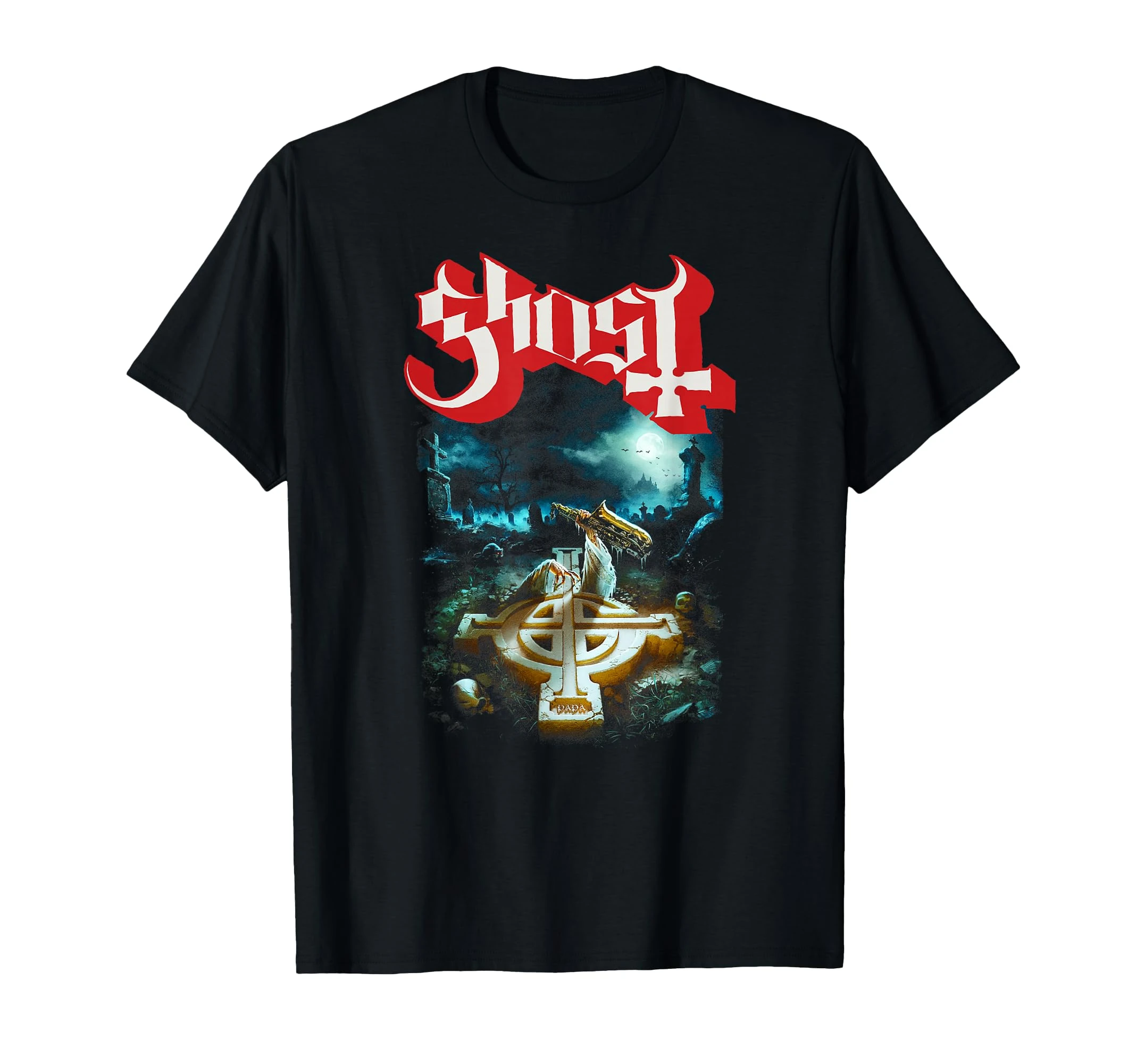 Ghost – Rite Here, Rite Now Title Back and Front T-Shirt