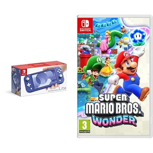Nintendo Switch Lite - Blue+Super Mario Bros. Wonder Switch