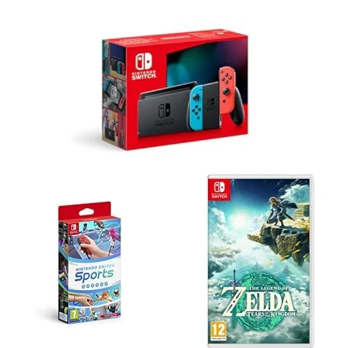 Nintendo Switch (Neon Red/Neon blue) Switch Sports Switch+The Legend of Zelda: Tears of the Kingdom Switch