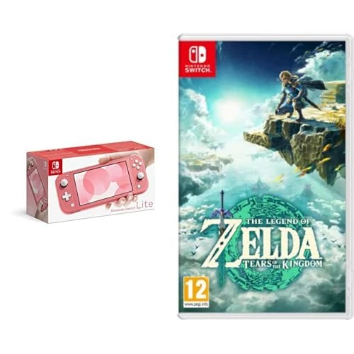 Nintendo Switch Lite - Coral+The Legend of Zelda: Tears of the Kingdom Switch