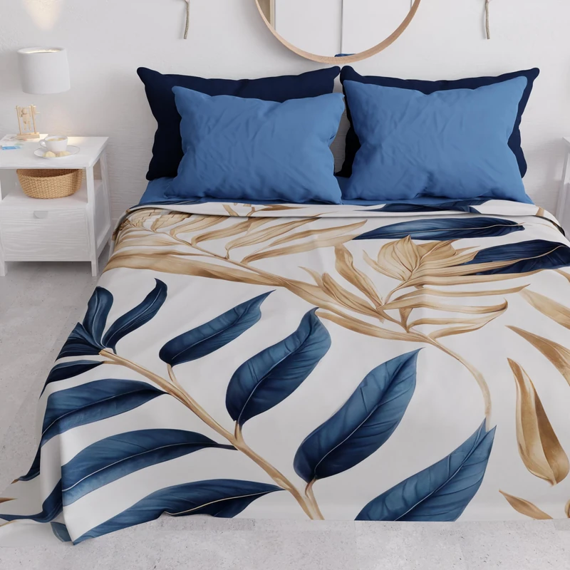 PETTI Artigiani Italiani - Double Bedspread Spring Summer Lightweight Double Bed Blanket Sharm 100% Made in Italy