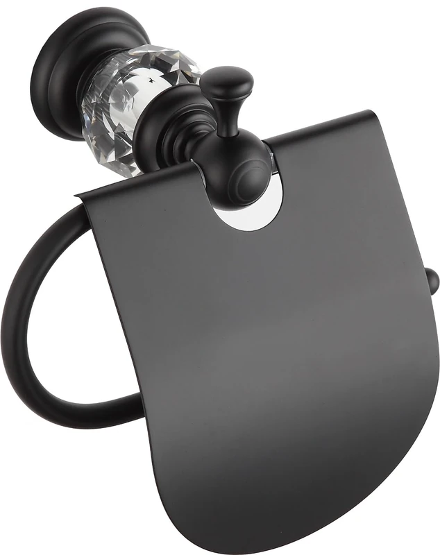 Mexen 7011533-70 Holder for Toilet Paper Estela-black-7011533-70, Black