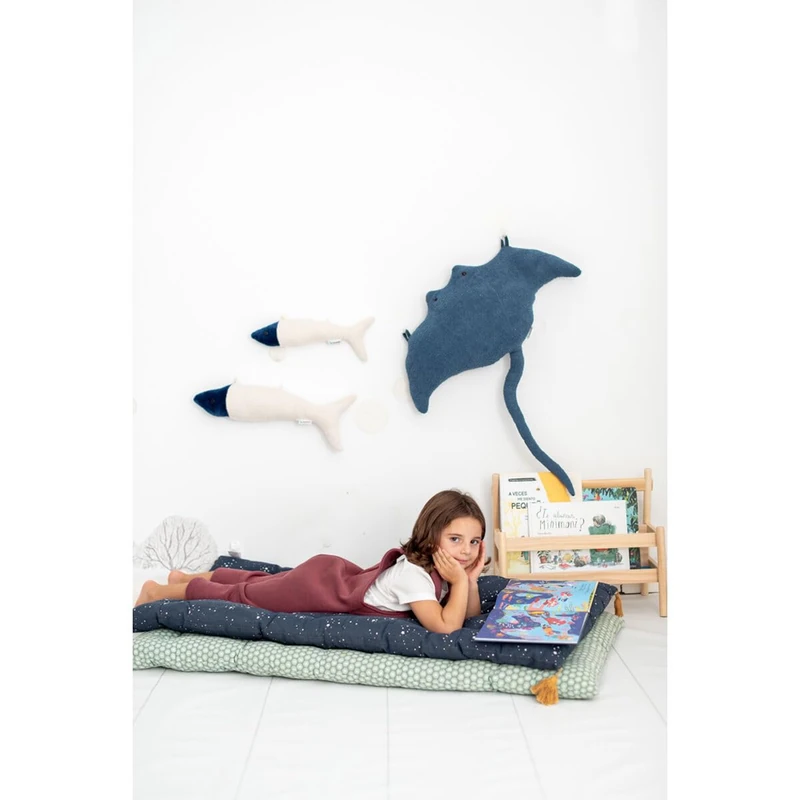 Crochetts Plush Ocean Blue 59 x 11 x 65 cm 11 x 6 x 46 cm