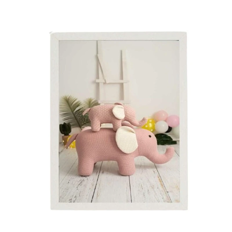 Crochetts Multicoloured Picture 33 x 43 x 2 cm Elephant