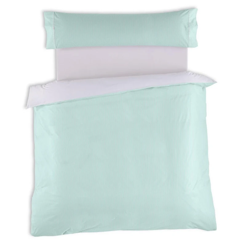 Alexandra House Living Greta Light Green Duvet Cover Set 90 Bed 2 Pieces