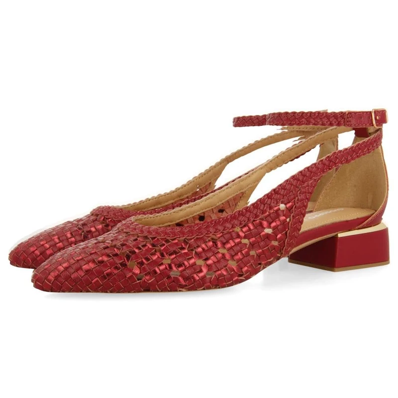 Gioseppo Women's Bardejov Mary Jane Flat, Burgundy, 6 UK